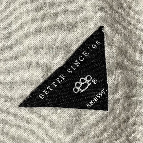 10.Deep Size L Grey Long Sleeve Button Down Shirt - Picture 7 of 9